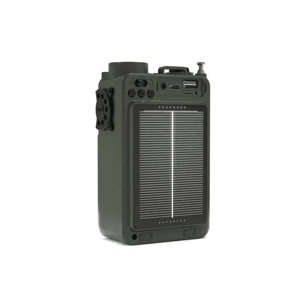 Green Lion Vintage Solar Pro Radio and Bluetooth Speaker