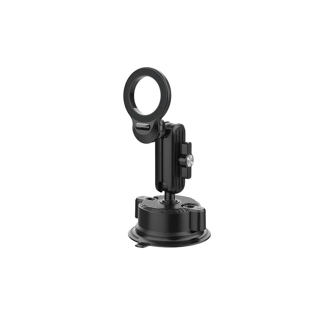 Porodo 360° Adjustable MagSafe Car Mount with Suction