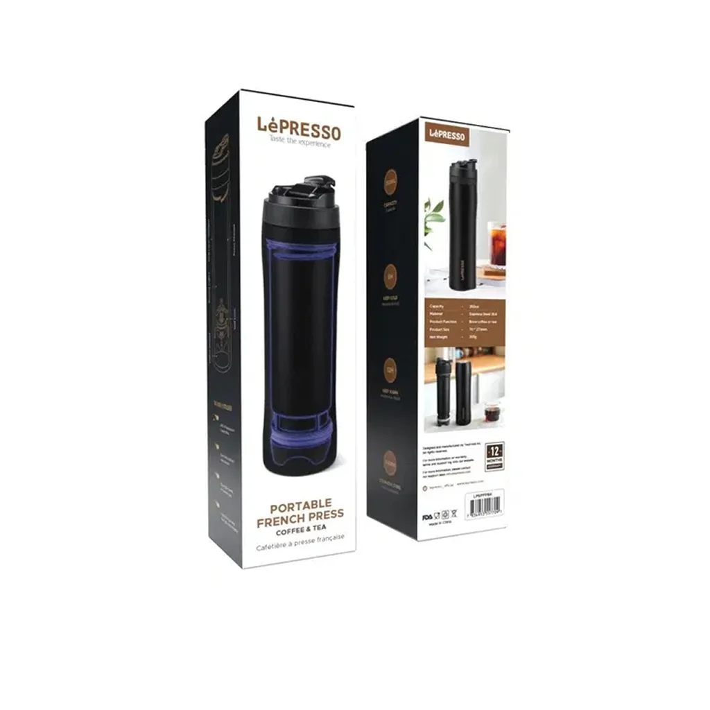 LePresso Stainless Steel Portable French Press