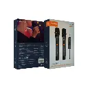 Porodo Soundtec Duo Mic Aluminum Rechargeable Wireless Microphone