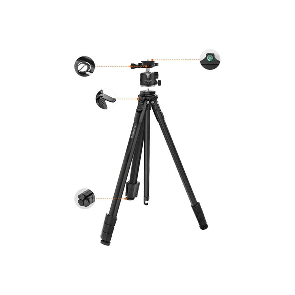 Porodo Ultra-Light Aluminum Tripod