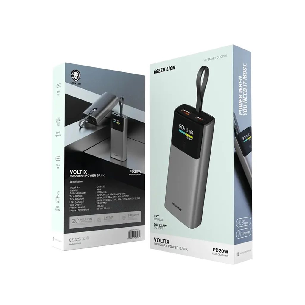 Green Lion Voltix 10000mAh Powerbank
