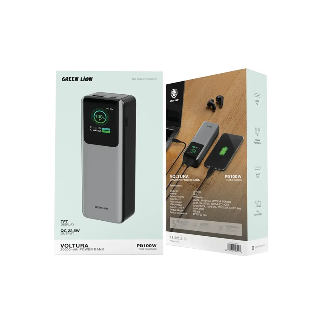 Green Lion Voltura 20000mAh Powerbank