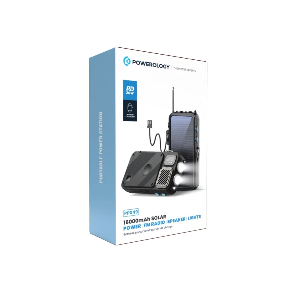 Powerology 16000mAh Multi-Function Power Bank