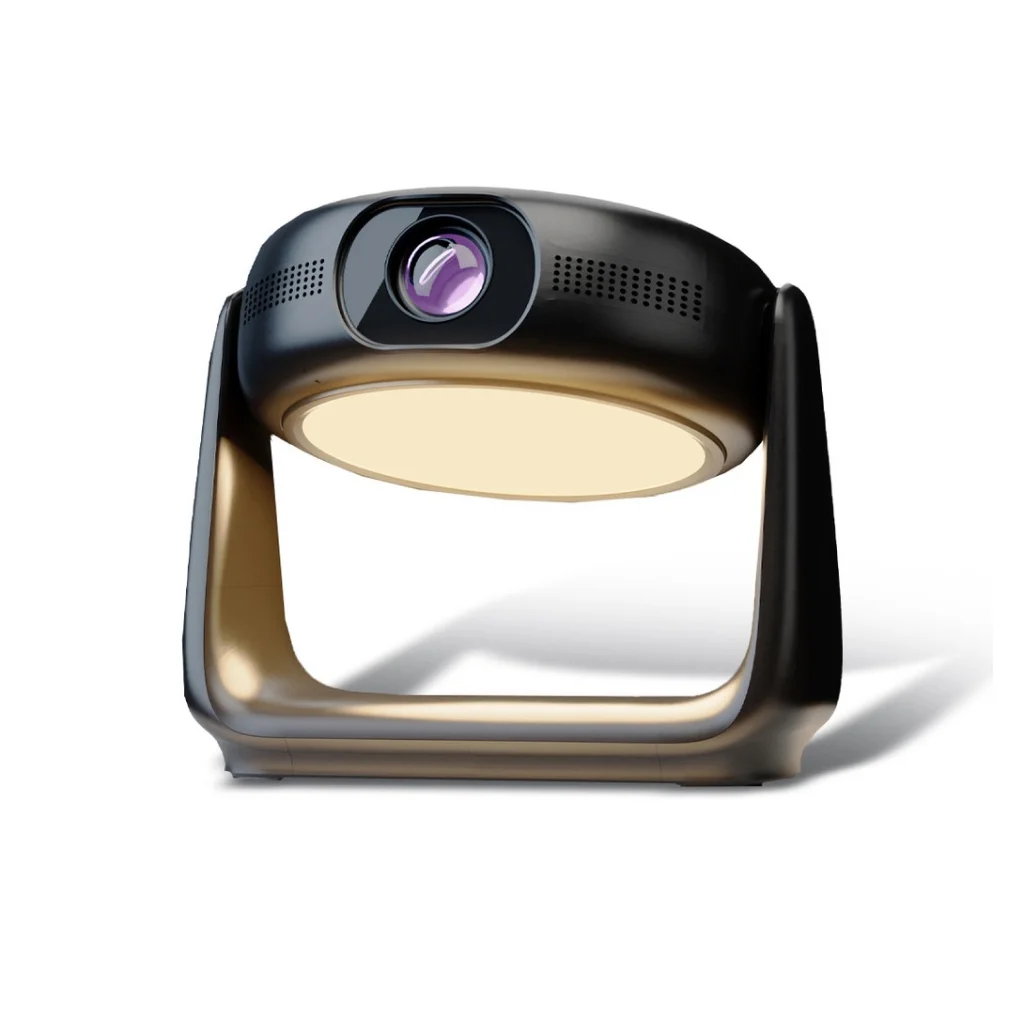 Powerology 300 Ansi Lumens Full HD Portable Projector with Built-in Battery and LCD light