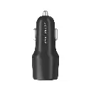 Powerology Type-C Retractable Car Charger 70W