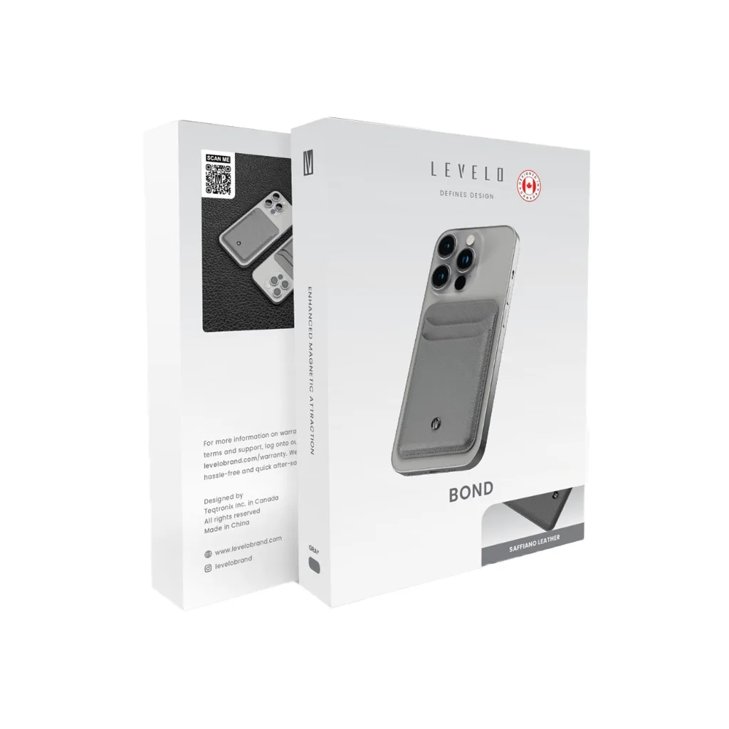 Levelo Bond MagSafe Card Holder Wallet