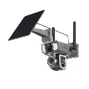 Powerology 4G/WiFi 360° Dual Lens Outdoor Camera