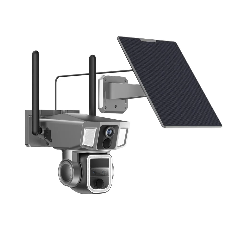 Powerology 4G/WiFi 360° Dual Lens Outdoor Camera