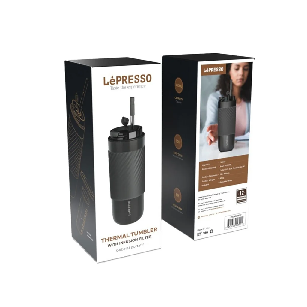 LePresso Thermal Tumbler With Infusion Filter