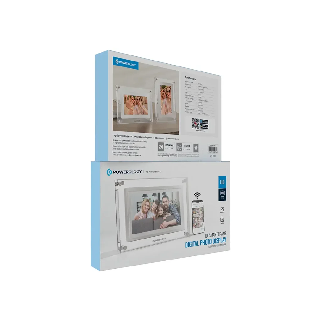 Powerology 10'' Smart Frame Digital Photo Display