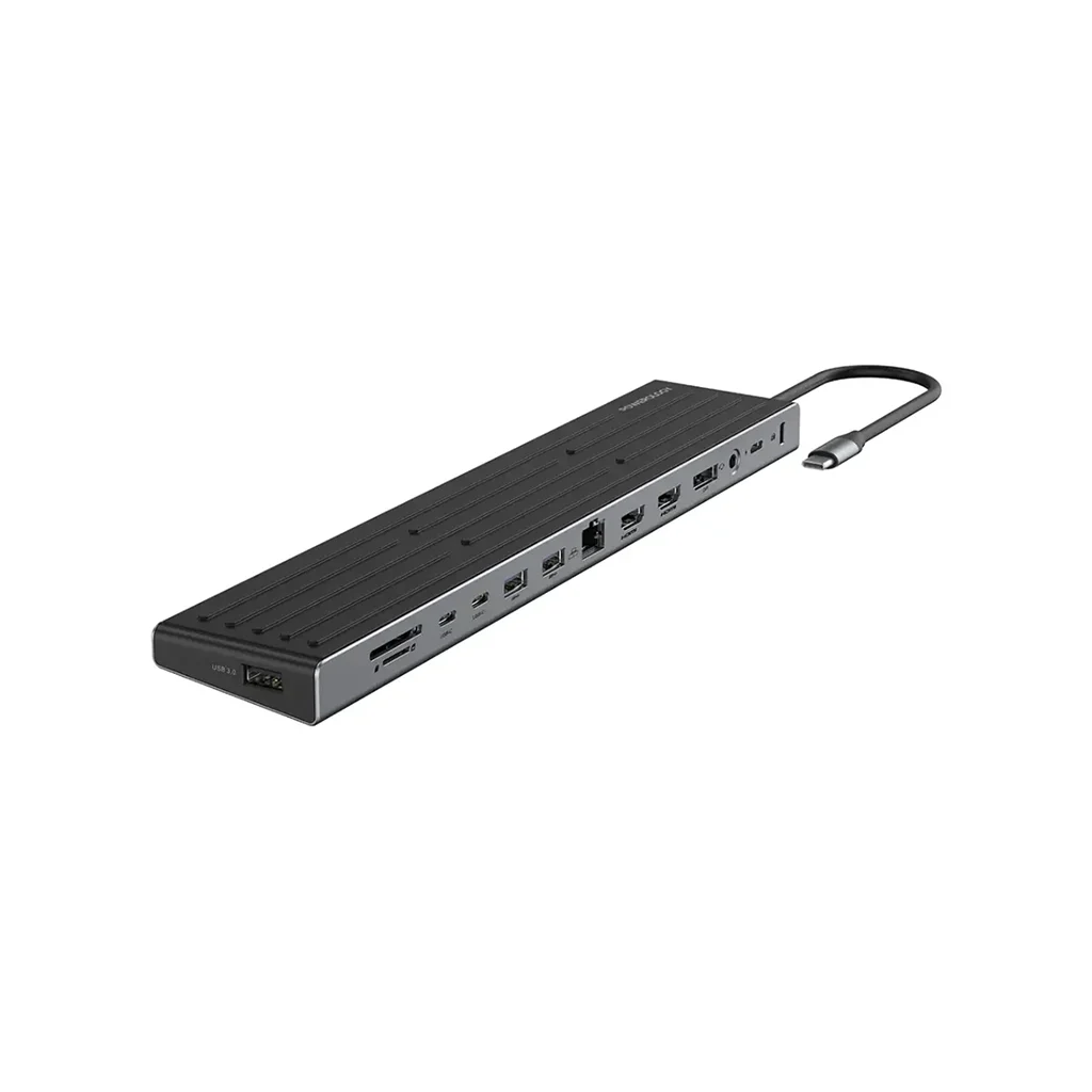 Powerology Nexis 13-in-1 Multi-Display USB-C Hub & Laptop Stand