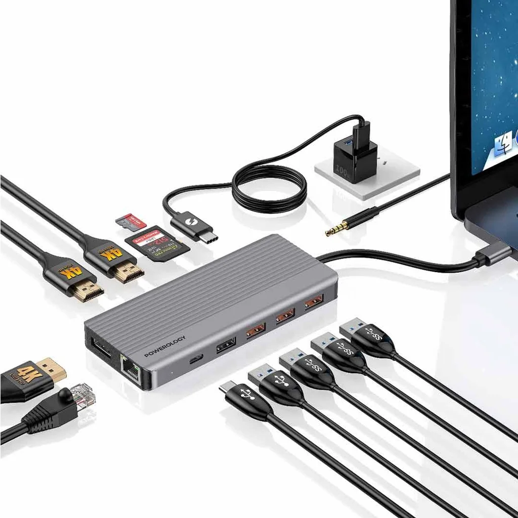 Powerology 12 in 1 USB-C Hub