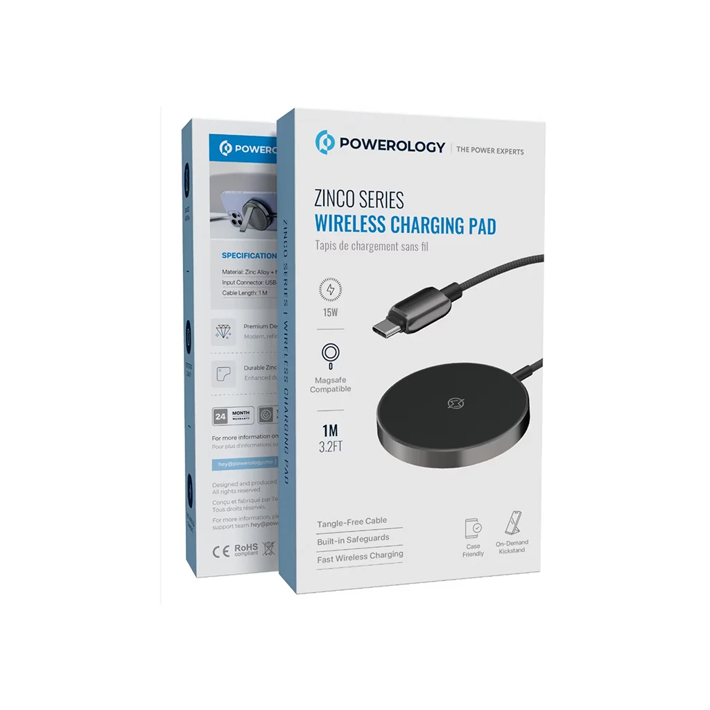 Powerology Zinco Series Wireless Charging Pad