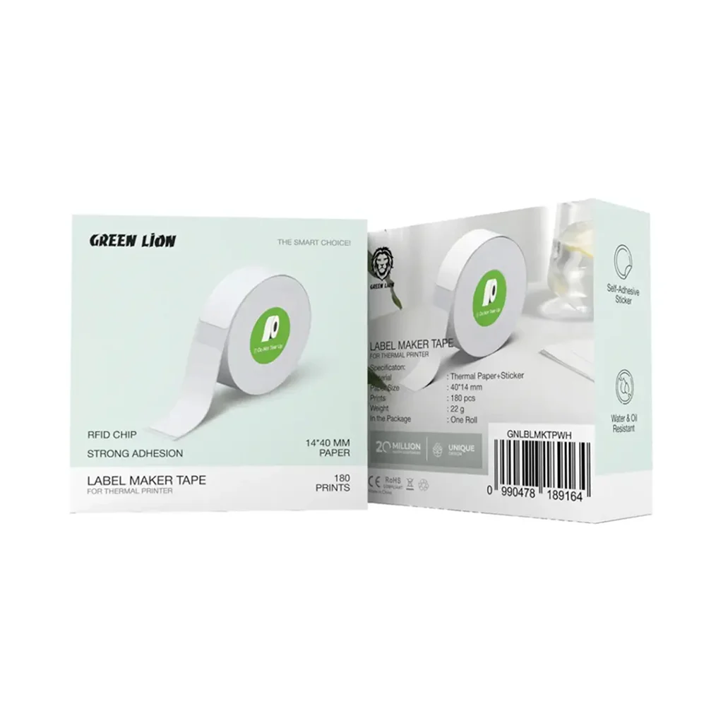 Green Lion Label Maker Tape for Thermal Printer