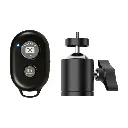 Porodo Lifestyle Handheld Ring Grip Camera & phone vlogging light with Desktop support & Phone clamp