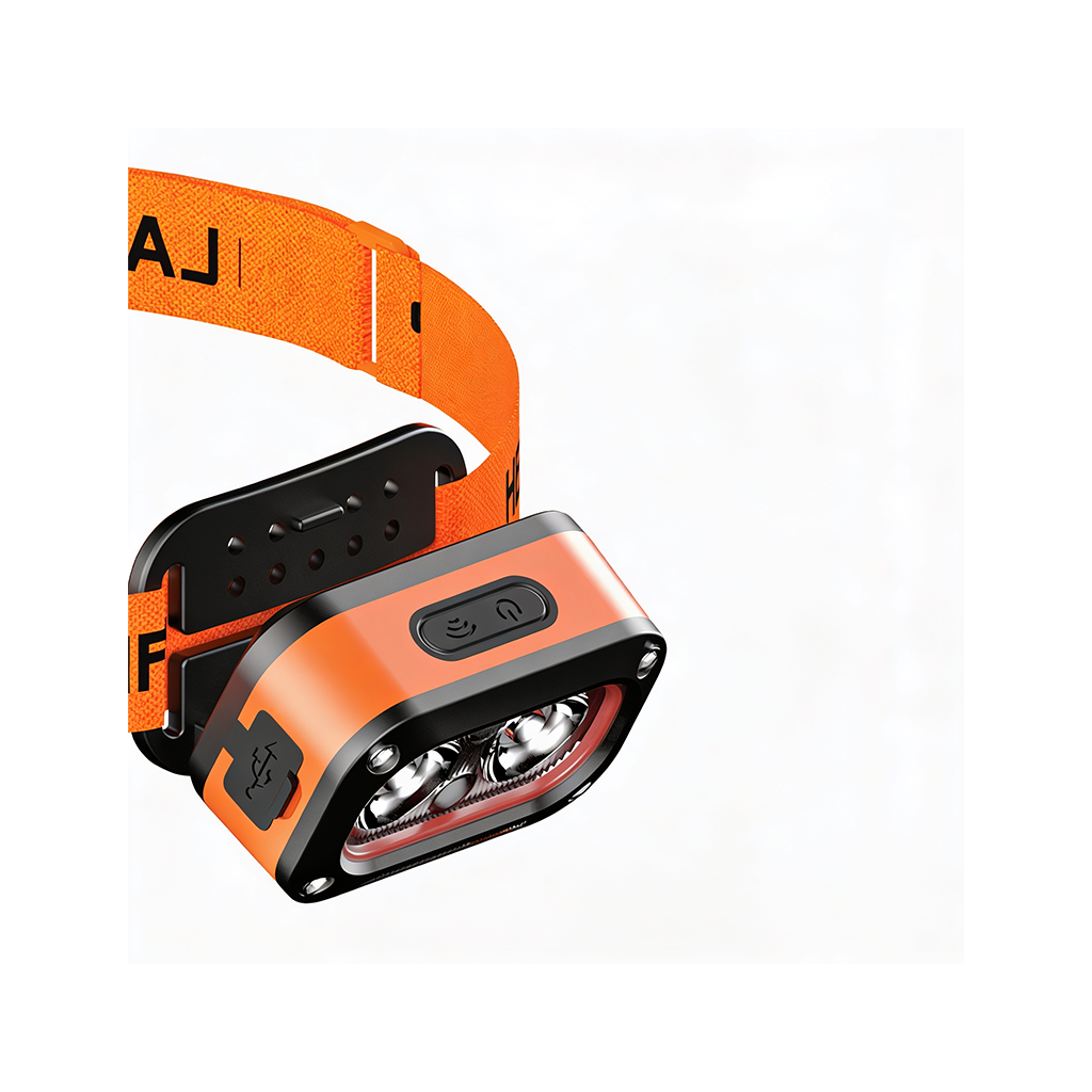 Porodo Wave-Sensor Rechargeable LED Headlamp