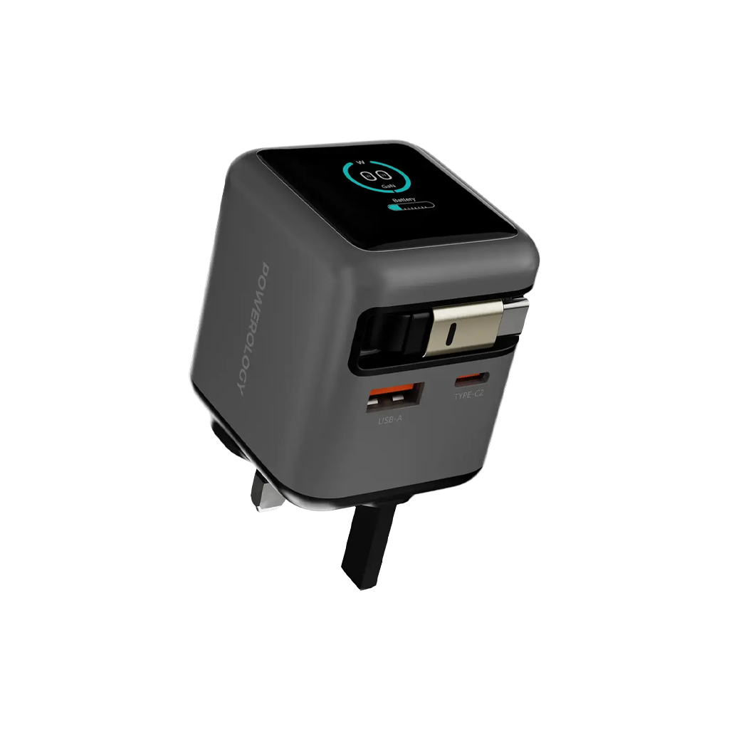 Powerology Halo Dual-Port GaN Charger 70W