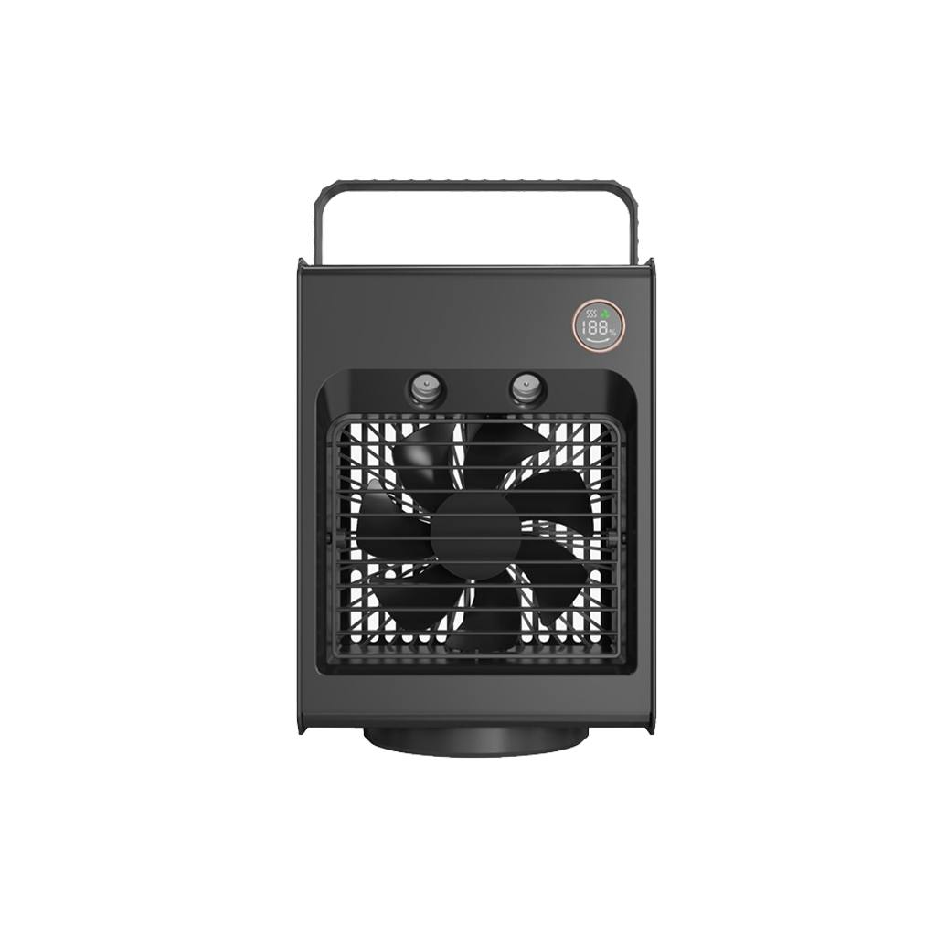 Porodo Lifestyle Air & Mist Portable Cooling Fan with Night Light