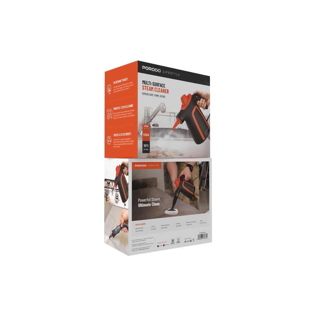 Porodo Lifestyle Multi-Surface Steam Cleaner