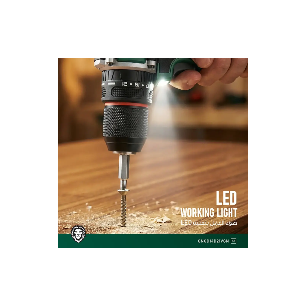 Green Lion GD-14 Power Pro Cordless Hammer Drill