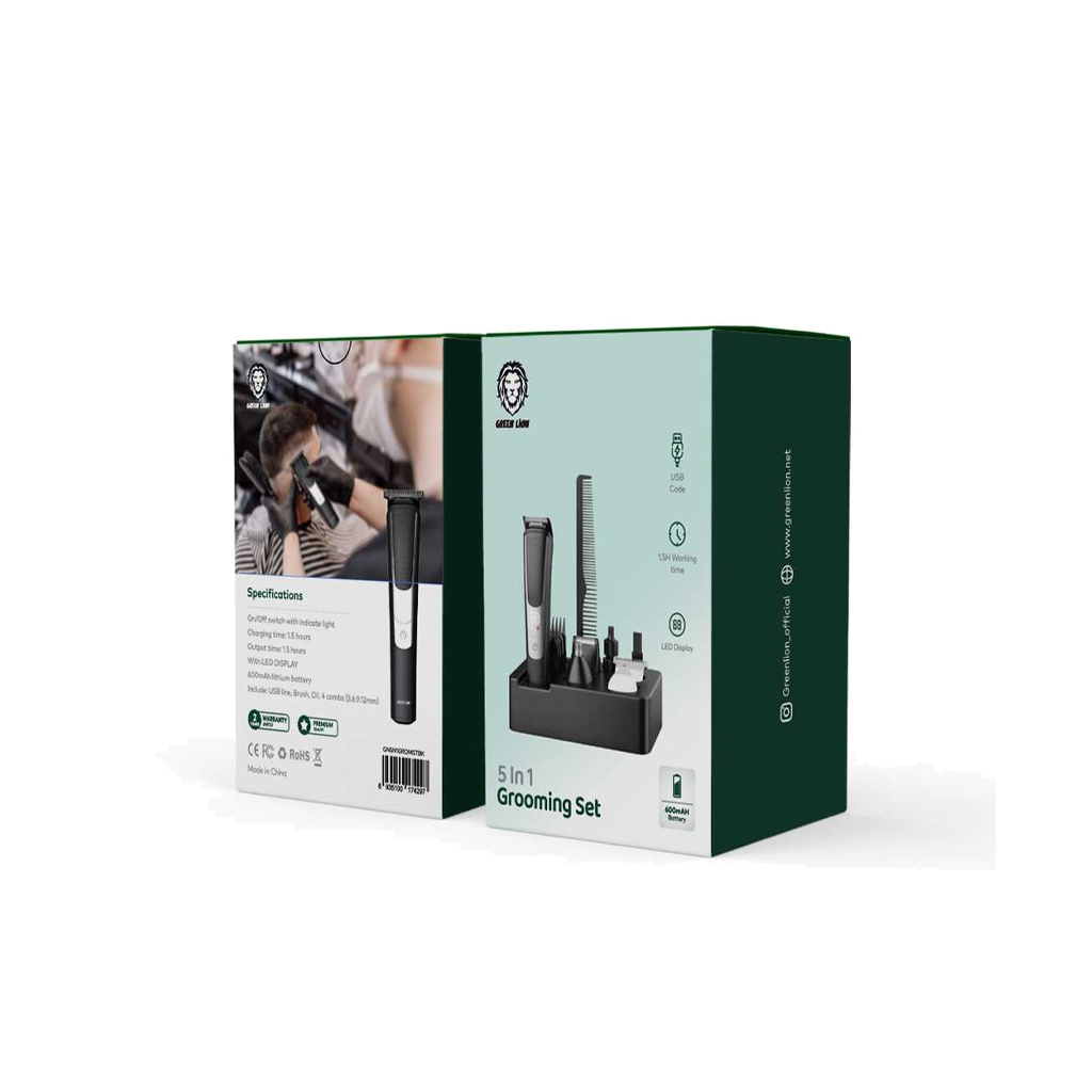 Green Lion 5 in 1 Grooming Set