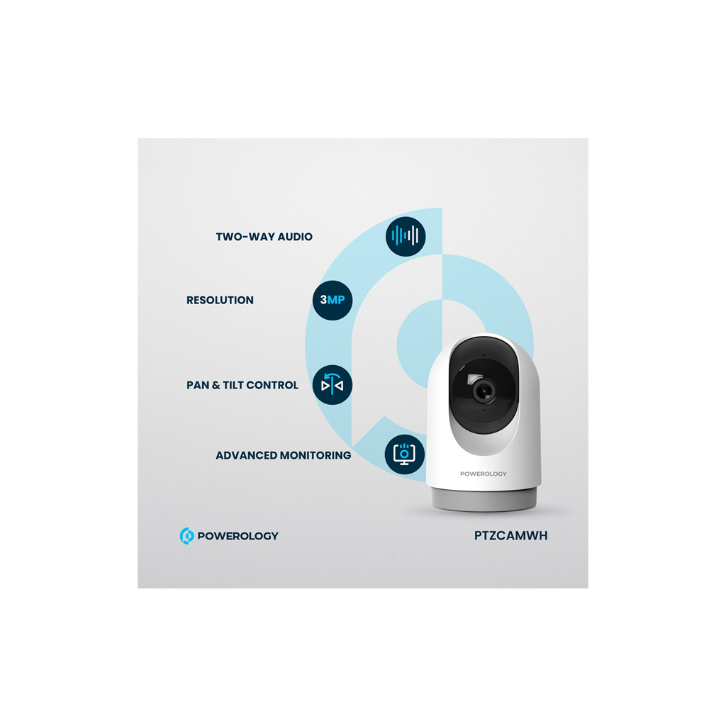 Powerology Indoor PTZ Smart Camera