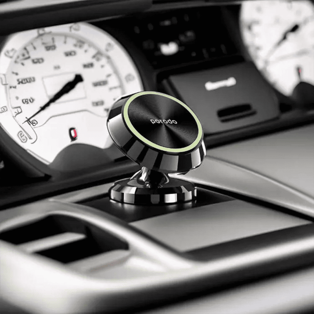 Porodo 360degrees Swivel Magnetic Car Mount