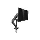 Adjustable Gas Spring Dual Monitor Arm (17"–27")