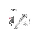 Adjustable Gas Spring Single Monitor Arm (17"–30")