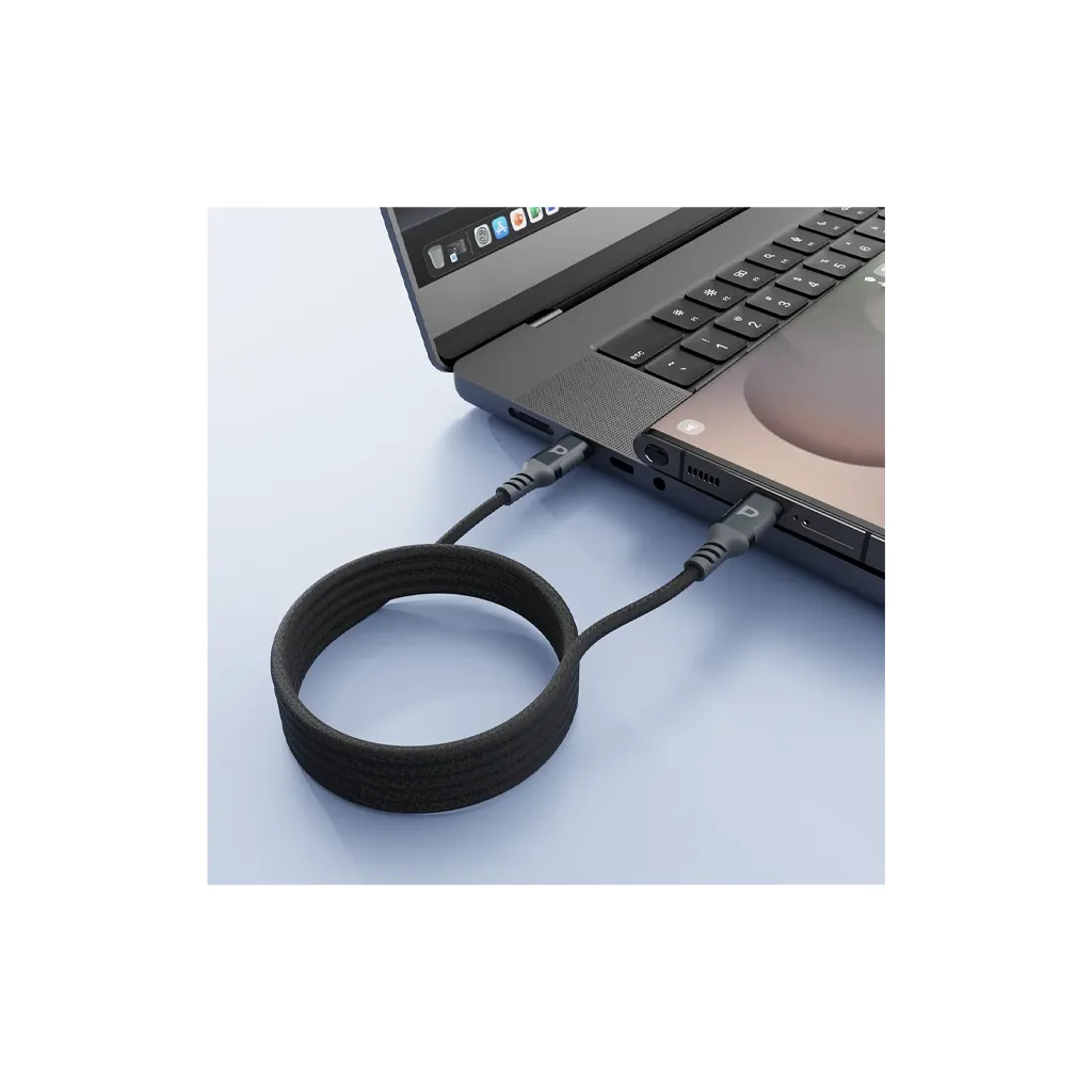 Powerology Malinka Weave Magnetic USB-C 1.2m Cable PD 60W 3.webp