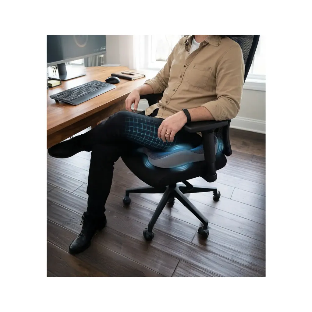 Green Lion Massage Cushion Grey color 3.webp