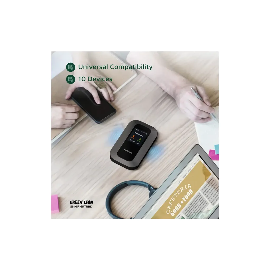 Green Lion Portable MiFi Router Black color 3.webp
