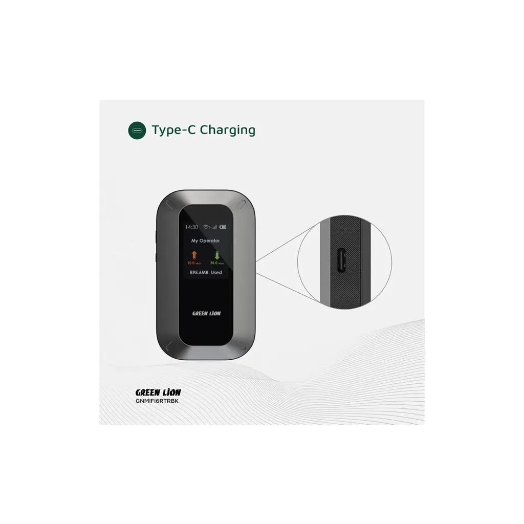 Green Lion Portable MiFi Router Black color 4.webp