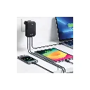 Powerology Crab 65W Foldable EU GaN Charger - Black color 2.webp