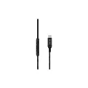 Powerology Voro Earhook USB-C Wired Earphones black color 10mm 2.webp