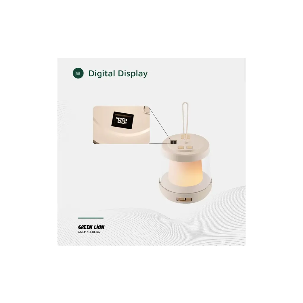 Green Lion Lumex LED with Inbuilt LED Strip Light beige color 5.webp