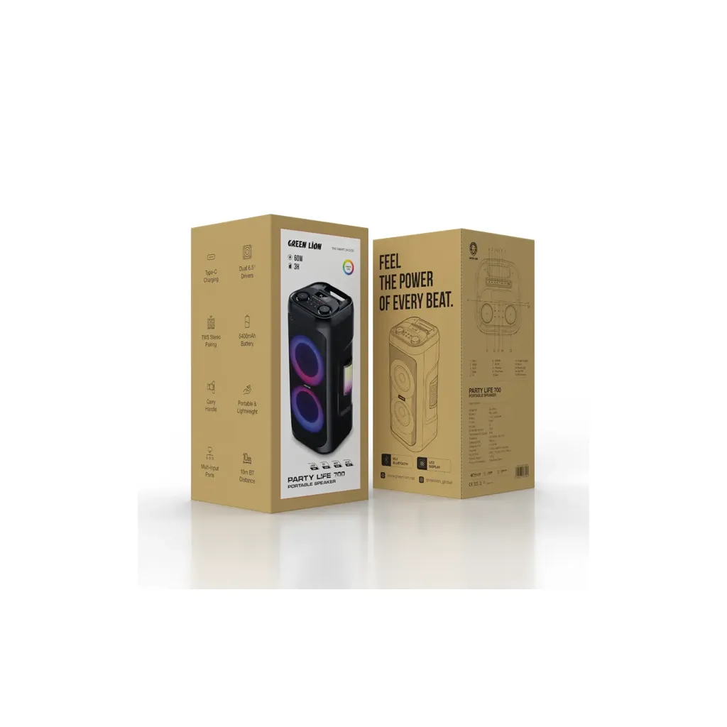 Green Lion Party Life 700 Speaker black color 3.webp