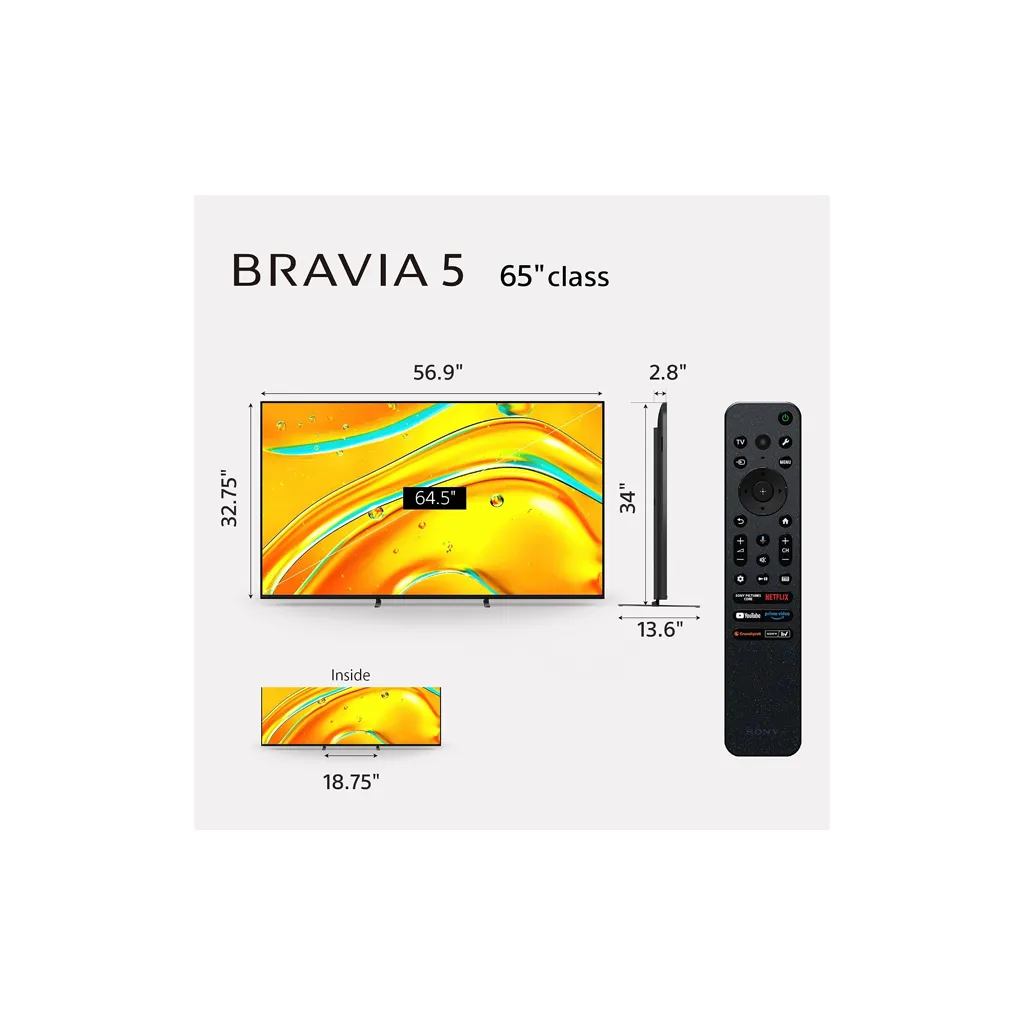 Sony BRAVIA 5 65_ XR50 4K Mini LED Google TV 2.webp