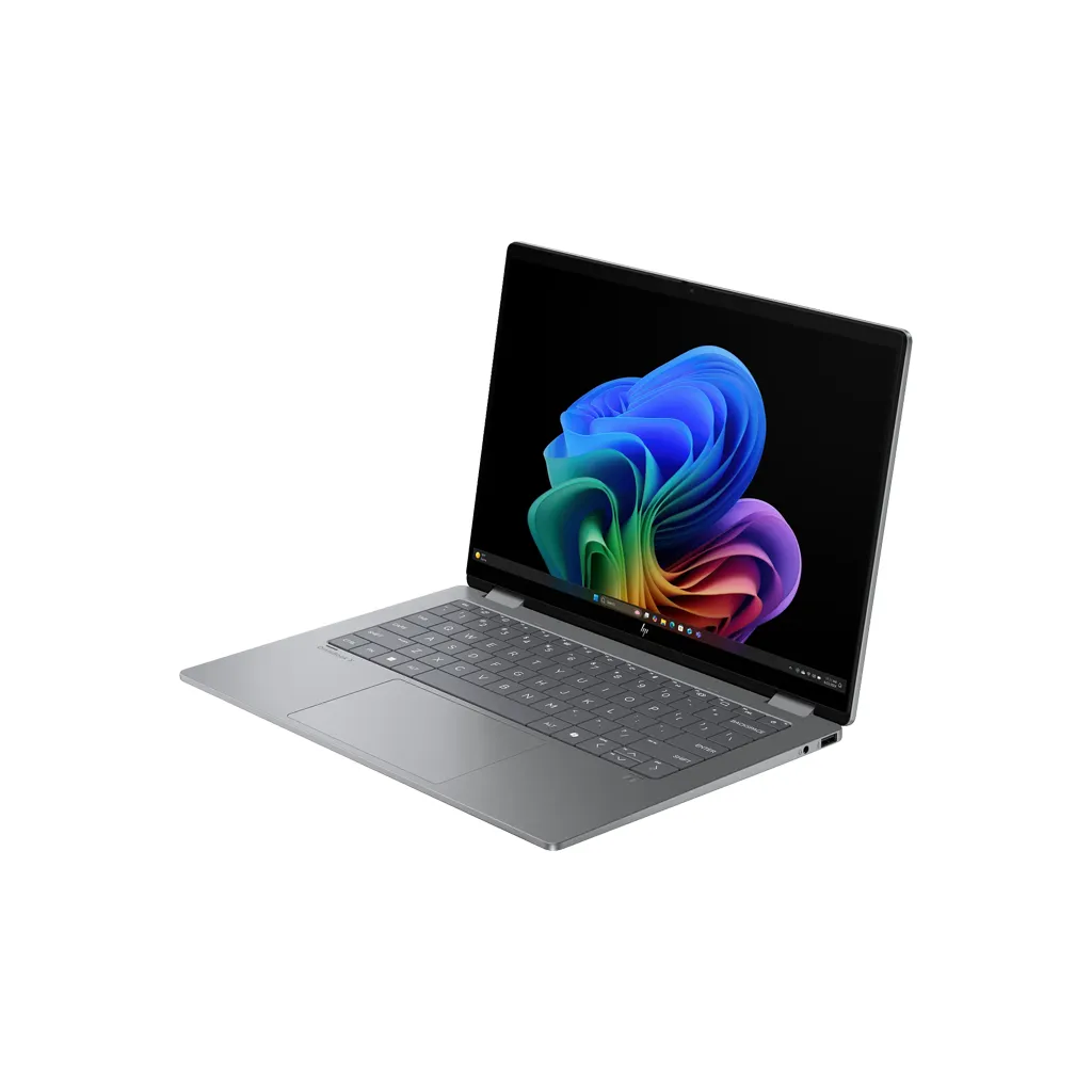 HP OmniBook X Flip 2-in-1 14” 2K OLED Touchscreen Laptop Meteor silver 3.webp