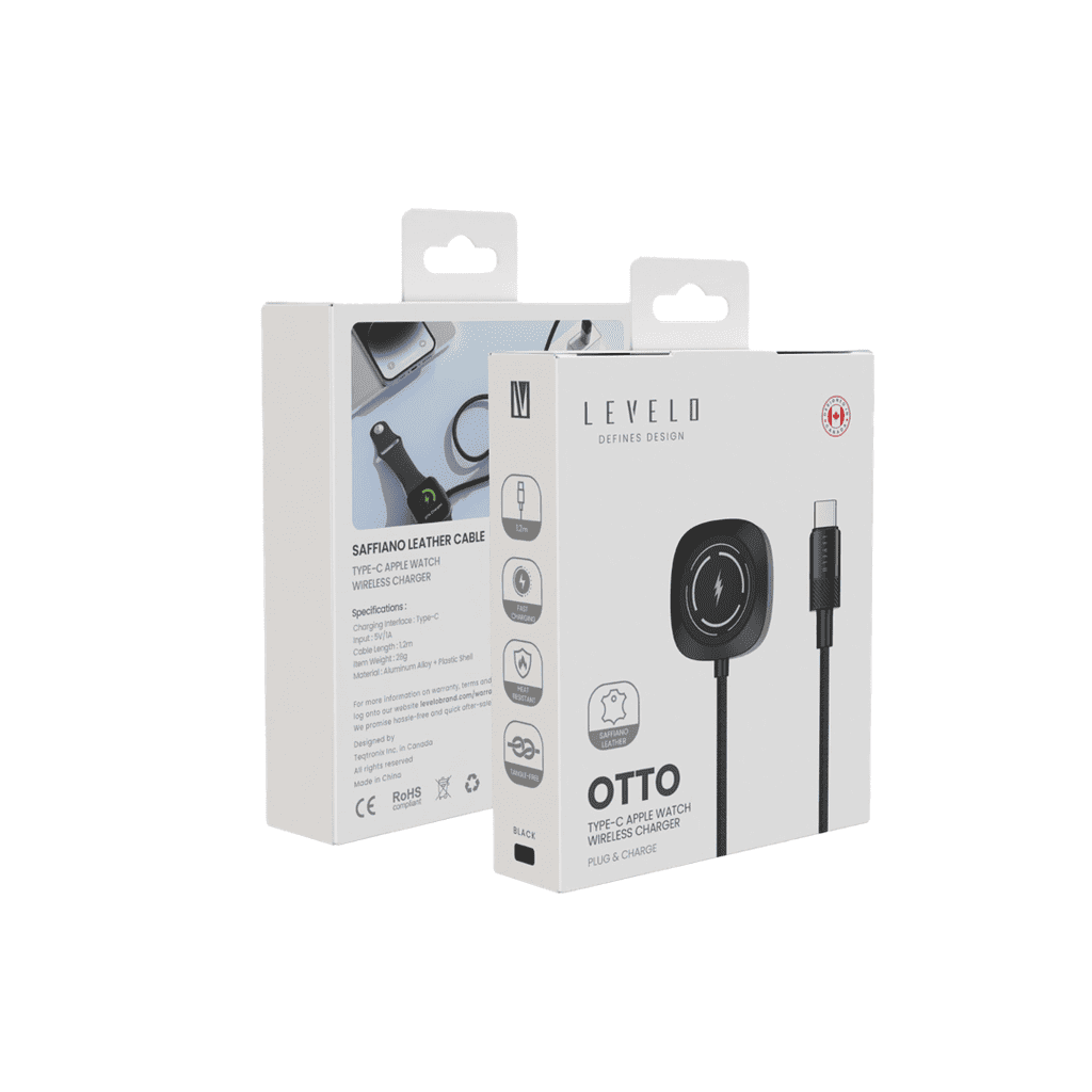 Levelo Otto Type C Apple Watch Wireless Charger 1.2M Cable