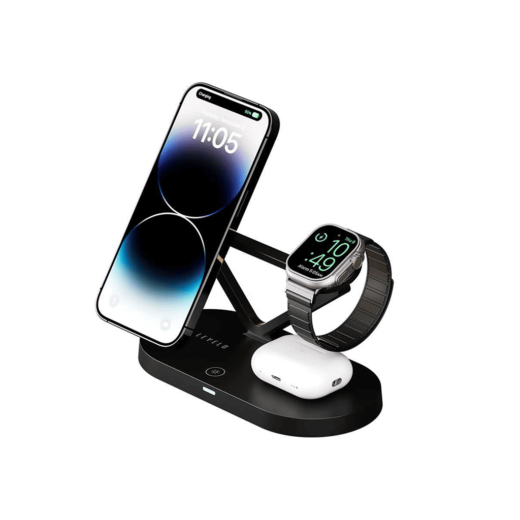 Levelo Premio 5 in 1 Magsafe Wireless Charging Station 15W