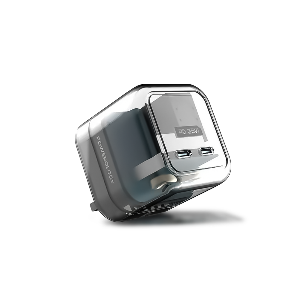 Powerology 35W PD Dual USB-C Wall Charger