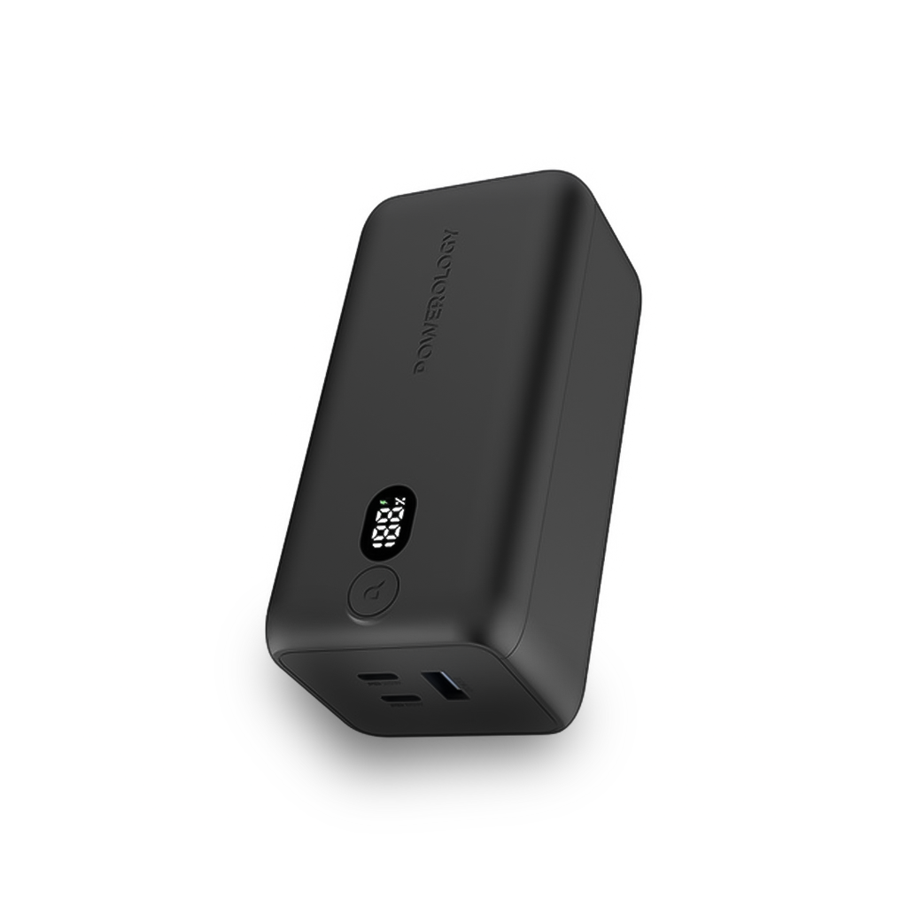 Powerology Onyx 20000mAh Dual USB-C Power bank PD 65W
