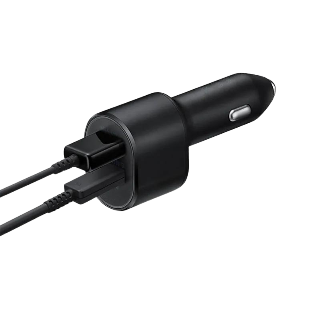 Samsung 45W Dual Port Car Charger with USB-C to USB-C Cable