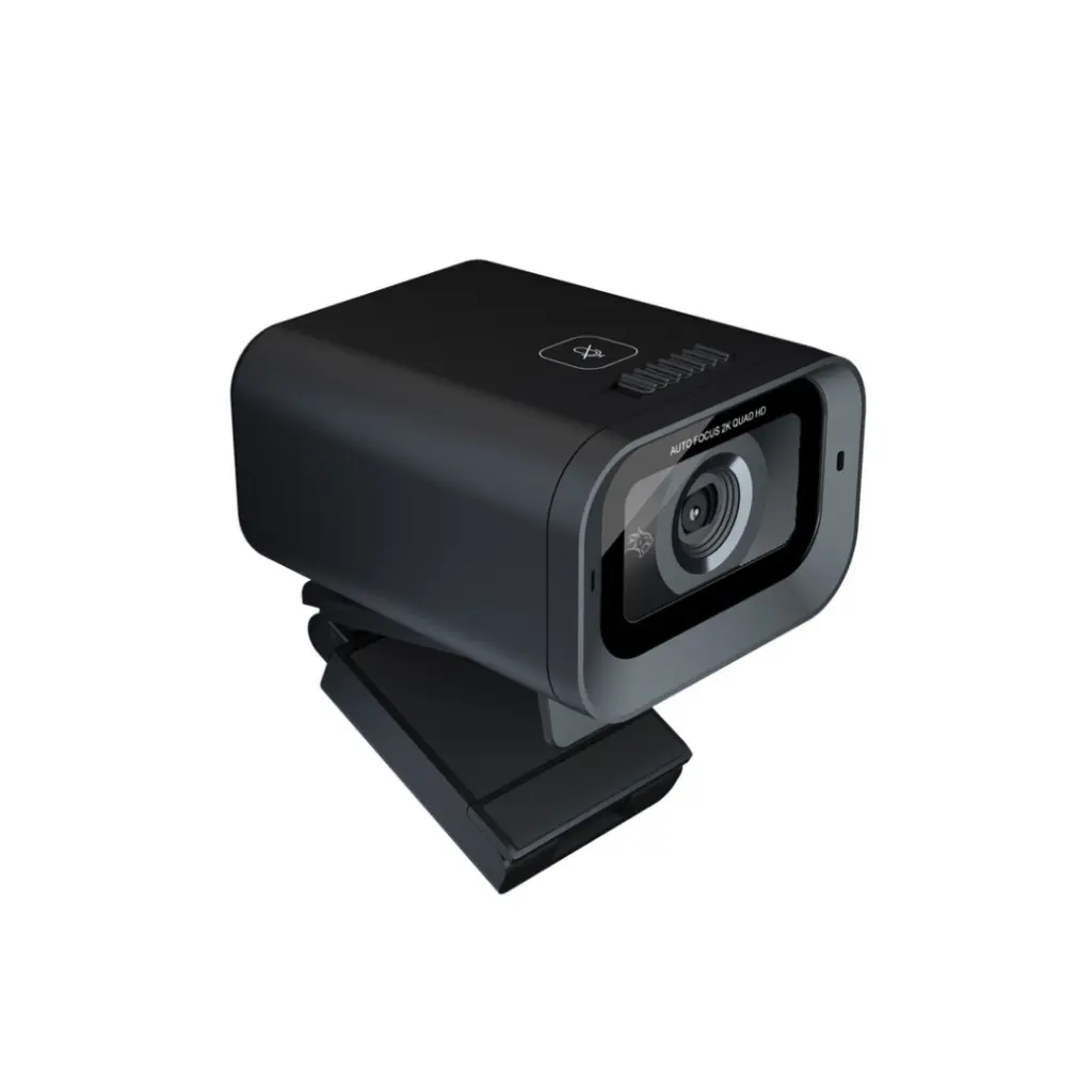 Porodo Gaming 2K 30fps Auto Focus Web Cam with in-built Mic and Tripod stand