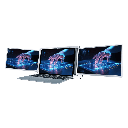 Powerology 14" Portable Dual Screen Tabletop Laptop Monitor