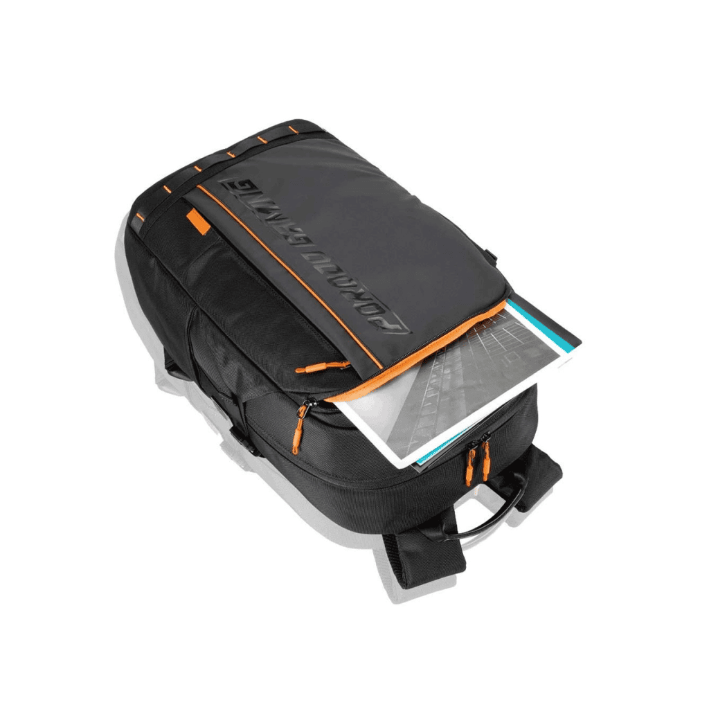 Porodo Gaming PU Laptop Backpack With USB-C Port and PS5 Compartment