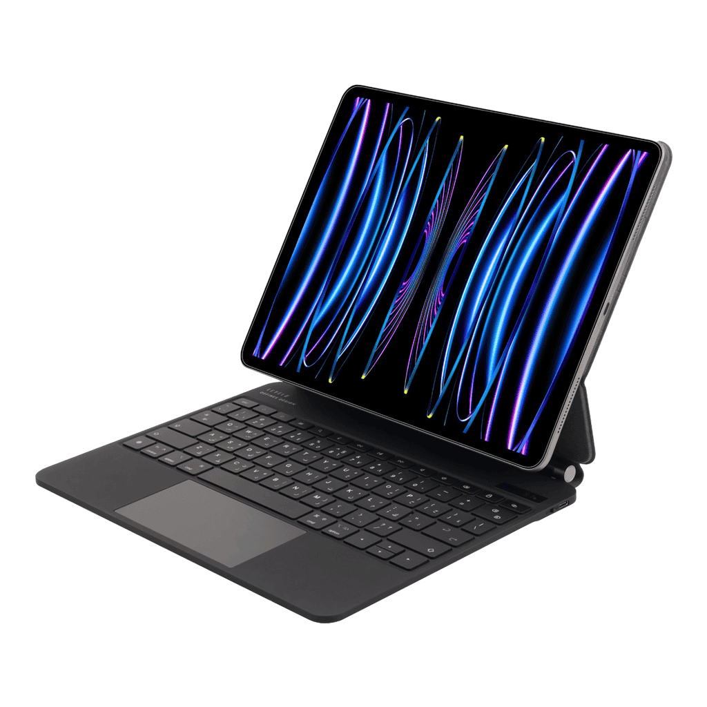 Levelo AeroBoard Saffanio Leather Wireless Keyboard for Apple iPad Pro M4 Chip