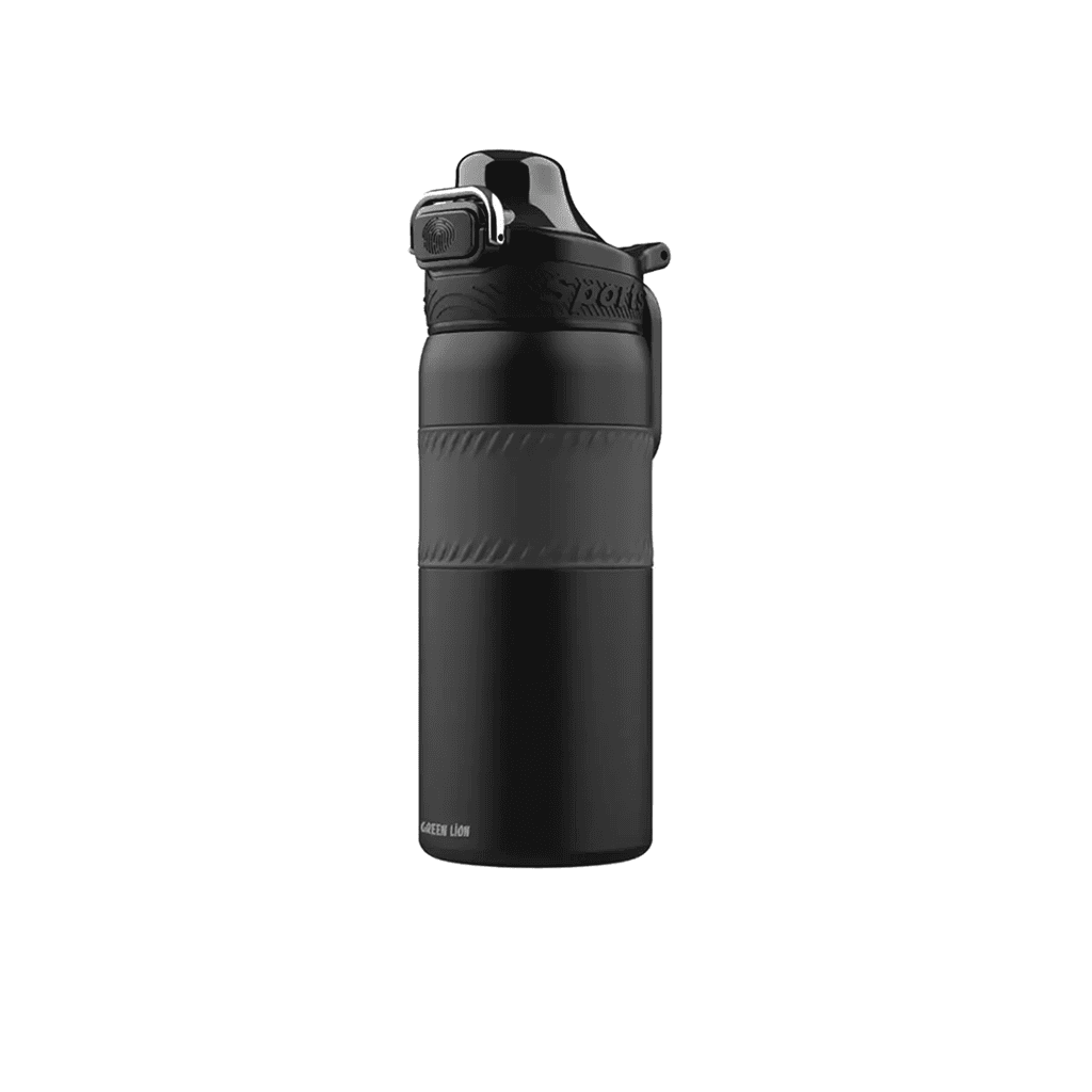 Green Lion Athlete Thermal Bottle (Black)